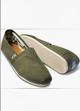 Sapato Masculino Toms Lona Alpargatas Clássico Verde 11.5 comprar usado  Enviando para Brazil