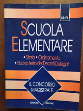 Scuola elementare concorso usato  Monte Urano