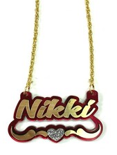 Name plate necklace for sale  Port Chester