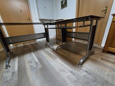 Eckschreibtisch glasplatte gebraucht kaufen  Erfurt