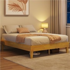 Wood bed frame for sale  USA