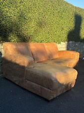 Dfs tan leather for sale  DONCASTER