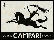 Pubblicita 1925 campari usato  Biella