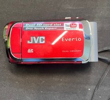 Videocámara multimedia flash Everio S JVC GZ-MS120 - roja con caja y folleto originales segunda mano  Embacar hacia Mexico