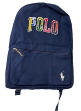 Mochila Polo Ralph Lauren Unissex Multicolorida Colorida Patch Letter Logotipo Azul Marinho comprar usado  Enviando para Brazil