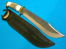 RARO QUASE PERFEITO MR PIAK PBW PERSONALIZADO 17"+ RAMBO ENORME VEADO HOMEM DA MONTANHA FACA BOWIE CAÇA comprar usado  Enviando para Brazil