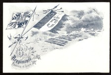 Cartolina reggimento fanteria usato  Genova