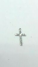 Silver cross pendant for sale  BRADFORD