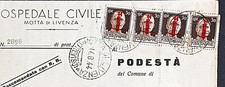 1944 missiva con usato  Portogruaro