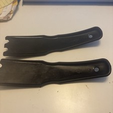 Lote de 2 espátulas autênticas de raspadores de plástico curvo preto George Foreman Grill comprar usado  Enviando para Brazil