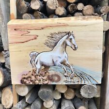 Quadro legno cavallo usato  Falconara Marittima