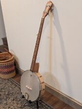 BANJO RETRÔ 5 CORDAS/ARO PERSONALIZADO 12"/VINTAGE ANOS 40 PESCOÇO/HYDEMADE/CORDAS DE NÁILON comprar usado  Enviando para Brazil