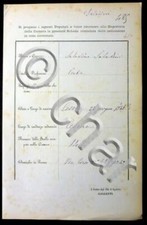 Documento autografo saladino usato  Vimodrone