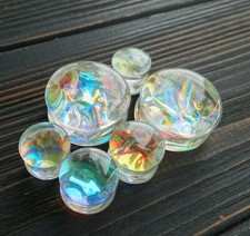 Iridescent resin plugs d'occasion  Expédié en Belgium