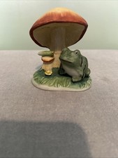 Frog mushroom figurine for sale  BRIDGEND