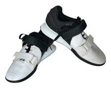 Sapato Reebok Legacy levantador branco preto agachamento academia alça de cadarço BF1793 masculino tamanho 9.5 comprar usado  Enviando para Brazil