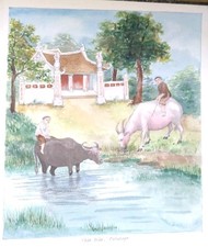 Rare recueil aquarelles d'occasion Rare recueil aquarelles d'occasion  Cénac-et-Saint-Julien