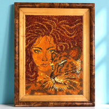 Vintage framed mosaic for sale  Montclair