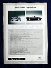 mercedes r 129 final edition gebraucht kaufen mercedes r 129 final edition gebraucht kaufen Vechta