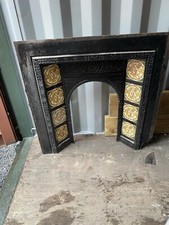 Victorian tiled fireplace for sale  HEANOR