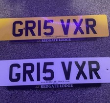 Vxr registration number for sale  GATESHEAD