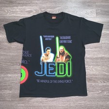 Usado, Camisa vintage Star Wars episódio 1 Phantom Menace Jedi vs Sith AOP tamanho. GG comprar usado  Enviando para Brazil