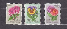 Węgry -1968 3v   Kwiaty Ogrodowe  used na sprzedaż  PL