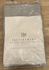 Sofá-cama Pottery Barn listra tique-taque sob medida caimento solto comprar usado  Enviando para Brazil