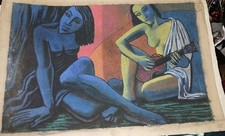 Tableau grande huile d'occasion  Bardos