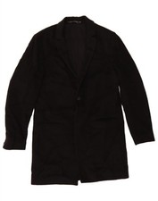 Sobretudo masculino ALL SAINTS Reino Unido 40 grande lã preta CR47 comprar usado  Enviando para Brazil