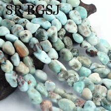 6x8mm Forma Livre de Batata Larimar Pedra Preciosa Fazendo Faça Você Mesmo Contas Strand 15" comprar usado  Enviando para Brazil