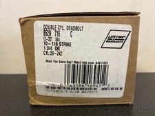 Schlage double cylinder for sale  South Bend