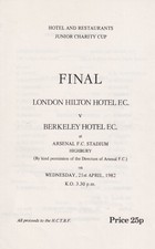 Arsenal 1982 hotel for sale  UXBRIDGE