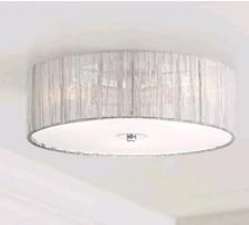 silver fabric ceiling light for sale silver fabric ceiling light for sale Chicago