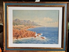Aquarelle bord mer d'occasion  Saint-Just-Saint-Rambert