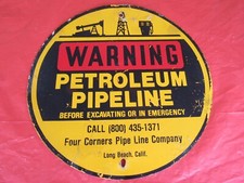 Vintage warning petroleum for sale  Huntington Beach