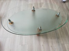 Wohnzimmertisch glas buche gebraucht kaufen  Heideck