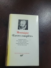 Livre pleiade montaigne d'occasion  Fabrègues
