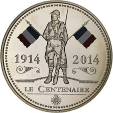 Médaille centenaire guerre d'occasion Médaille centenaire guerre d'occasion  Lille-