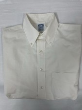 Camisa social Brooks Brothers feita nos EUA Oxford de tecido com botões 15 1/2-3 $198 comprar usado  Enviando para Brazil