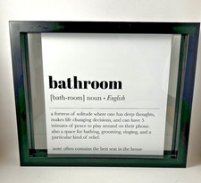 Bathroom definition wall for sale  Heflin
