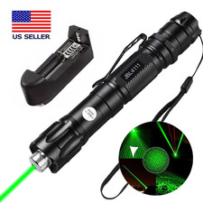 Caneta ponteiro laser verde 6000 milhas feixe visível luz + bateria + carregador comprar usado  Enviando para Brazil