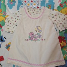 Usado, Vestido e macacão bordado vintage Precious Moments tamanho 12m bebê meninas comprar usado  Enviando para Brazil