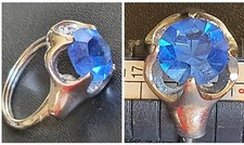 Anello cristallo blu usato  Capannori