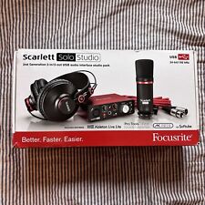 Boxed focusrite scarlett for sale  WITNEY