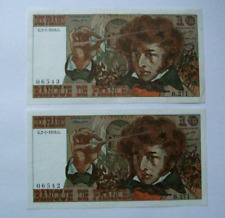 Lot billets francs d'occasion  Saint-Maixent-l'École