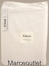 Aqua seersucker queen for sale  USA