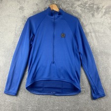 Usado, Camiseta masculina de ciclismo Cannondale manga longa média atlética 3/4 com zíper azul bicicleta comprar usado  Enviando para Brazil