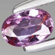Uvas aquecidas naturais ovais 0,34 ct t.w 5x3,4 mm safira roxa Songea, Tanzânia, usado comprar usado  Enviando para Brazil