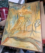 Tableau ancien huile d'occasion  Paris VI